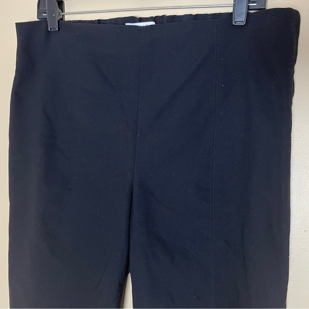 MM Lafleur Black Foster Women Pants 1X Stretch Business Casual Capsule Old Money - Picture 5 of 12